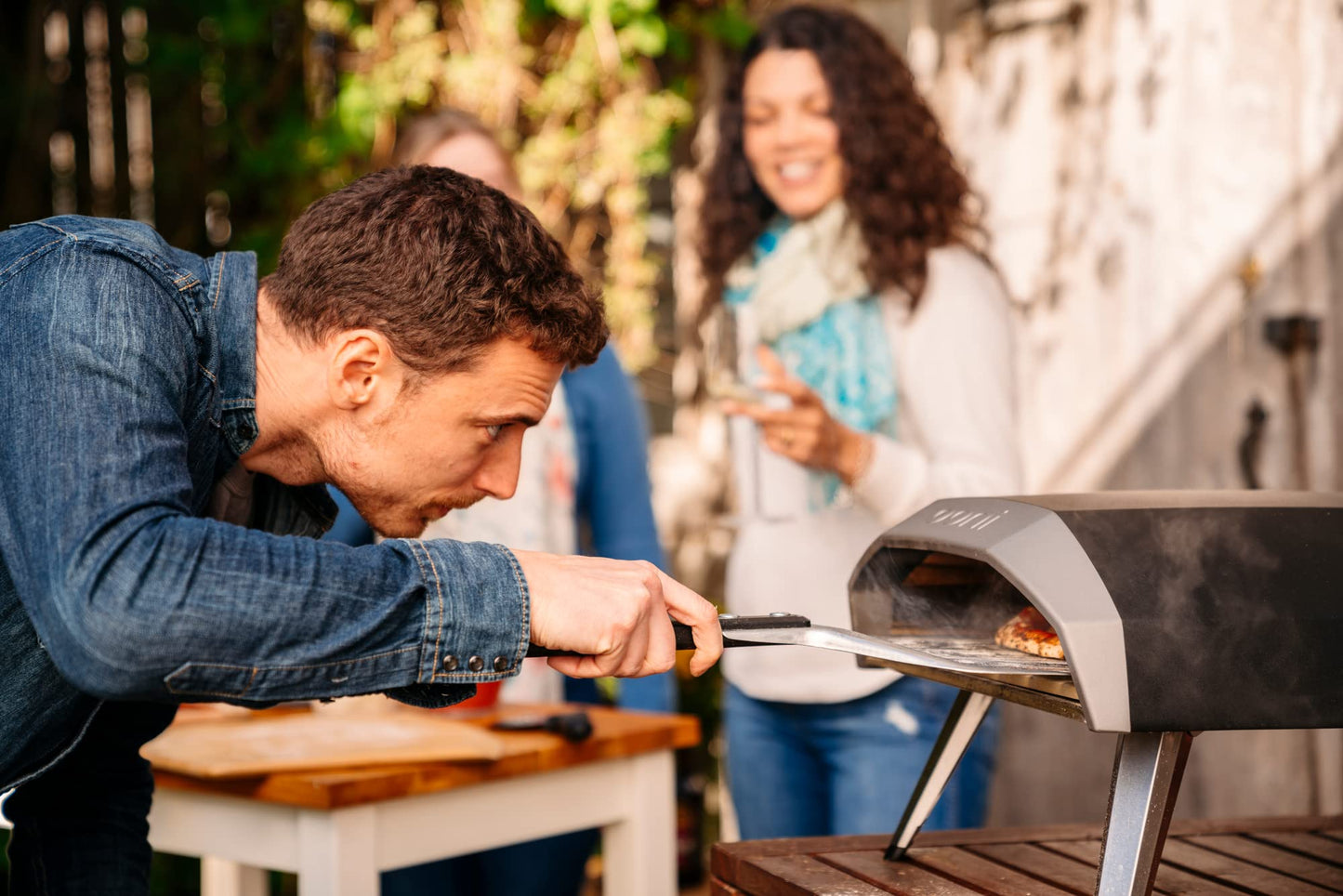 Ooni Koda 12 Portable Gas Pizza Oven - Pro Pizza Oven Bundle - 12" Perforated Pizza Peel and Koda 12 Cover Included - CookCave