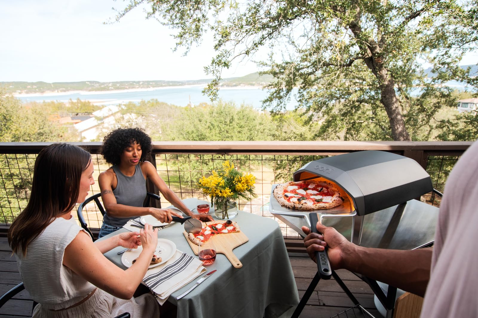 Ooni Koda 12 Portable Gas Pizza Oven - Pro Pizza Oven Bundle - 12" Perforated Pizza Peel and Koda 12 Cover Included - CookCave