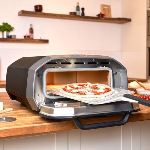 Ooni Volt 12 Electric Pizza Oven - Indoor & Outdoor Versatile Electric Oven, Pizza Cooker with Stone, Indoor and Outdoor Toaster Oven Countertop, Portable Pizza Oven, Cook 12 Inch Pizzas and More - CookCave