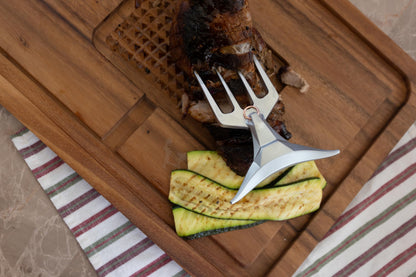 Outset El Matador Meat Fork For Slicing, Carving, and Serving - CookCave