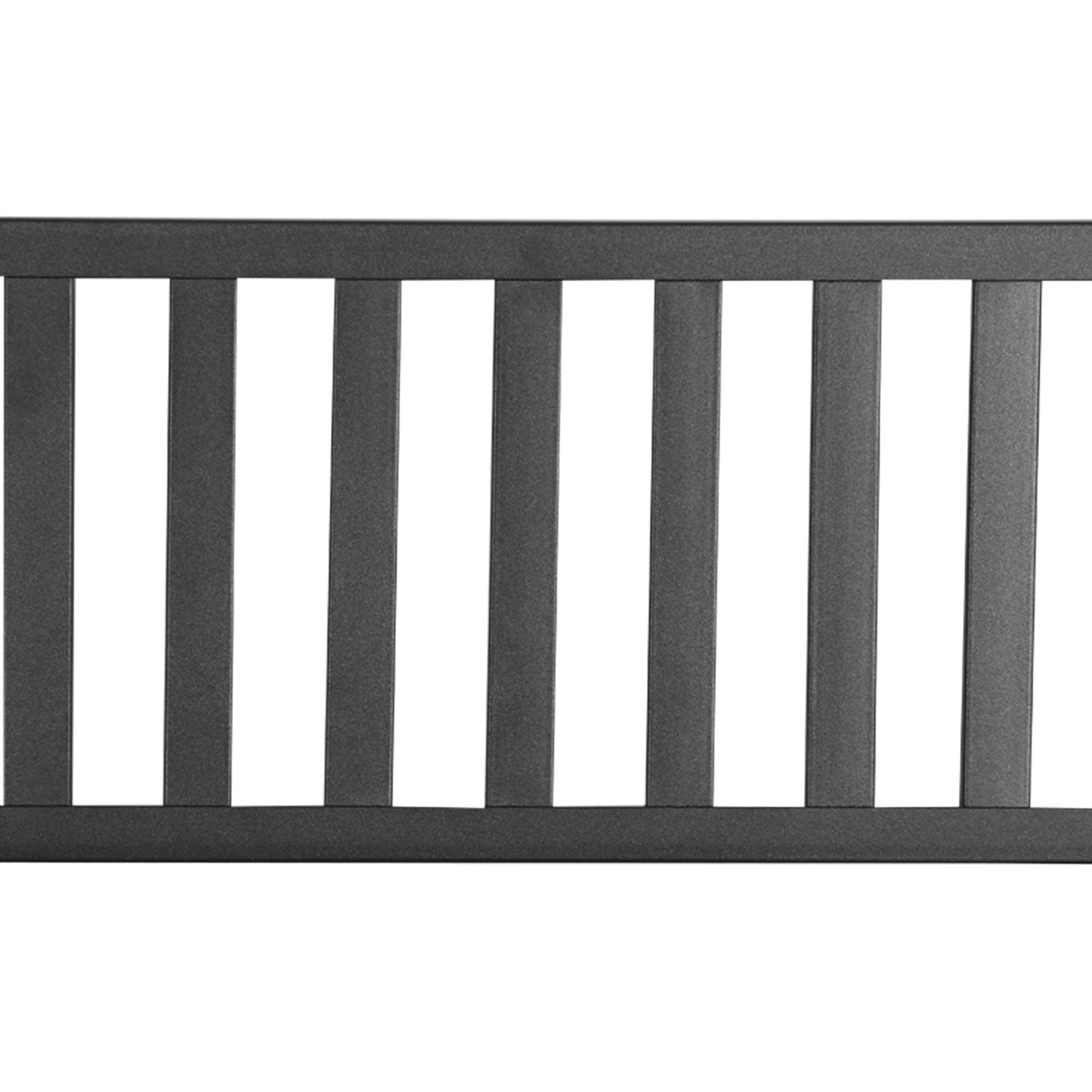 Outsunny 50" Outdoor Garden Bench, Patio Bench with Slatted Seat, Metal Porch Bench for Backyard, Poolside, Lawn, Black - CookCave