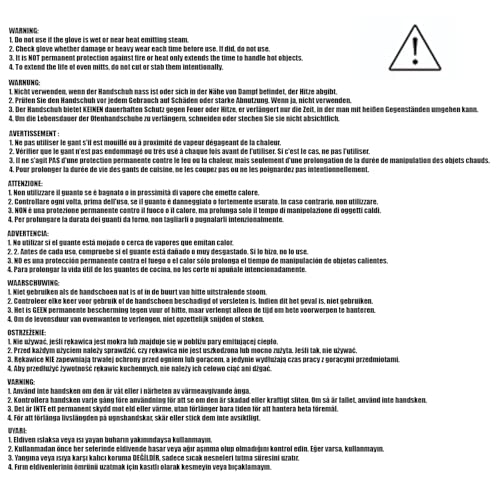 Oven Gloves, Heat Resistant 540 Degrees Grilling Gloves, Hot Surface Handler Non-Slip Silicone Oven Mitts with Fingers, BBQ Gloves for Cooking/Kitchen/Baking, Pack of 2 - CookCave