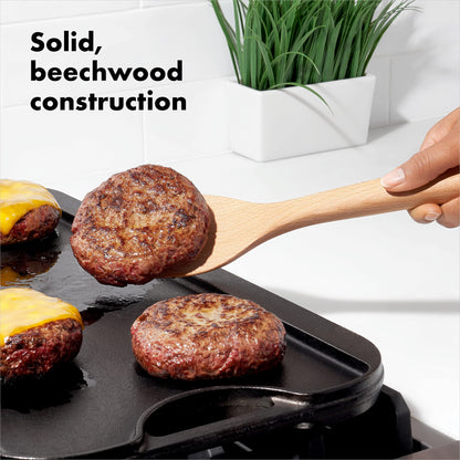 OXO 3 Piece Good Grips Wooden Turner Set, large - CookCave