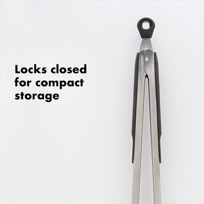 OXO Good Grips 16-Inch Locking Tongs, Silver - CookCave