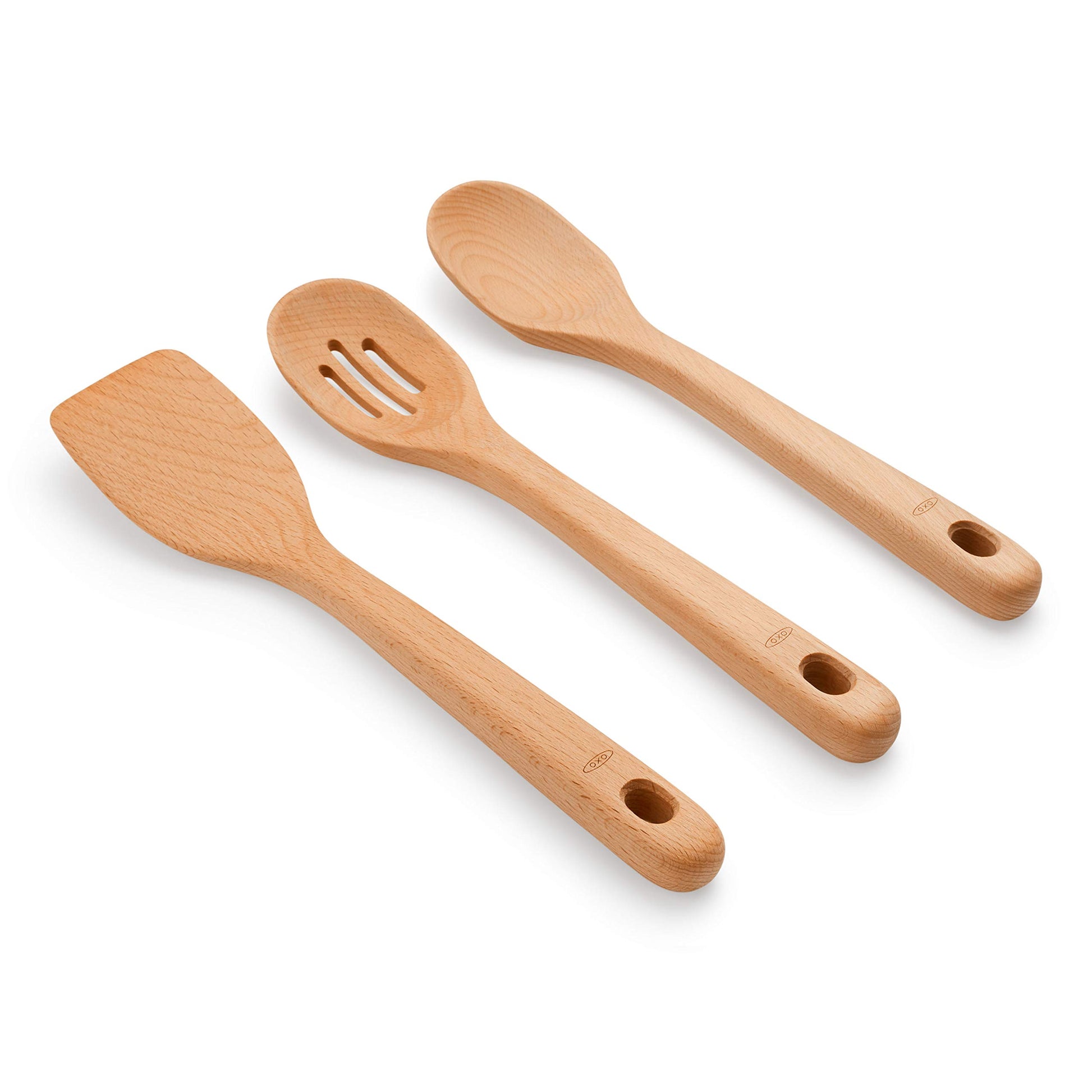 OXO Good Grips 3- Piece Wooden Utensil Set - CookCave