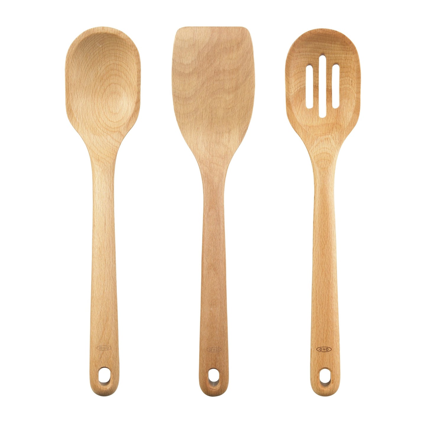OXO Good Grips 3- Piece Wooden Utensil Set - CookCave