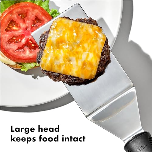 OXO Good Grips Restaurant Turner, Black/Silver - CookCave