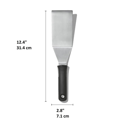 OXO Good Grips Restaurant Turner, Black/Silver - CookCave