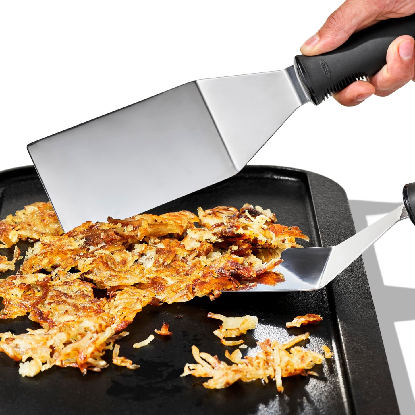 OXO Good Grips Restaurant Turner, Black/Silver - CookCave