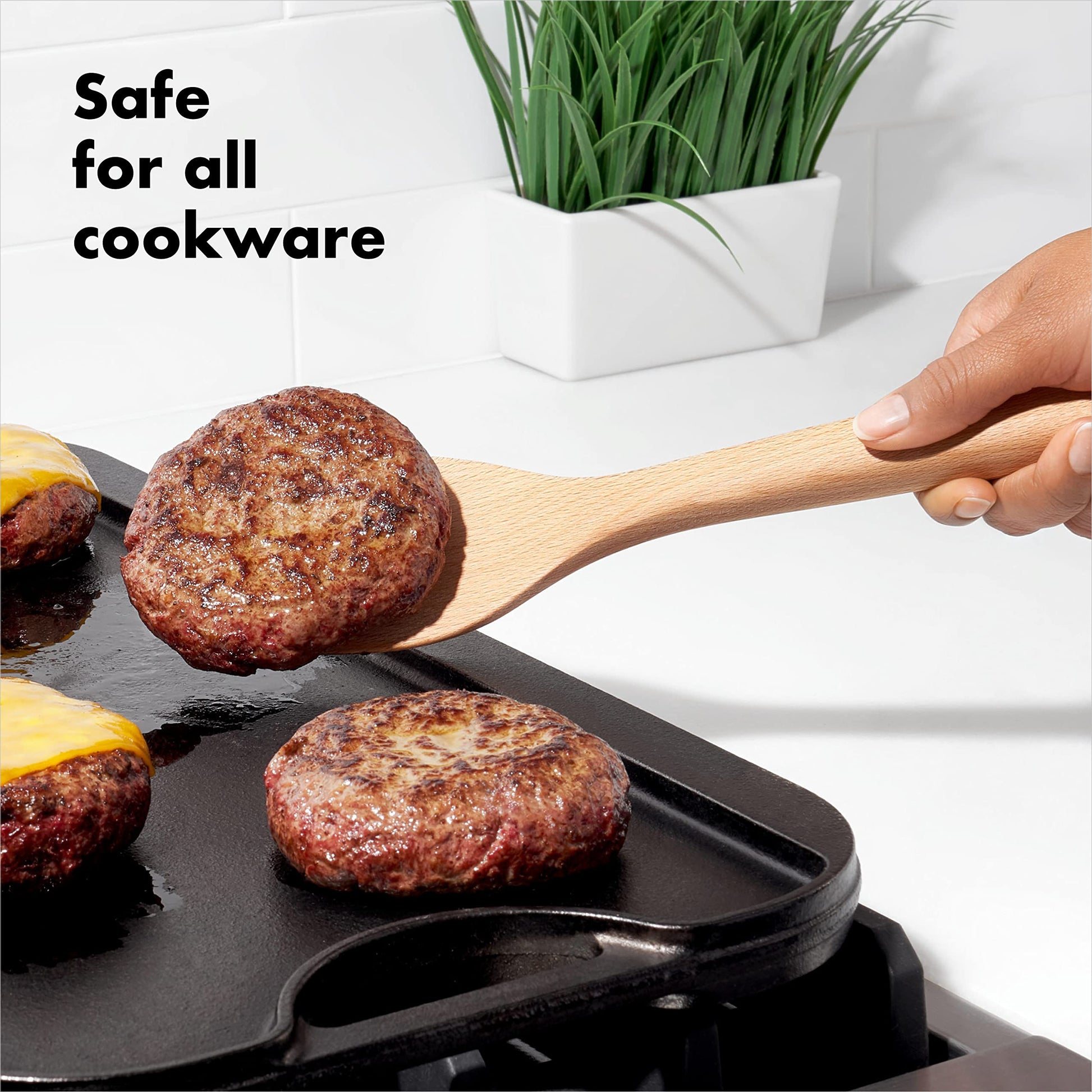 OXO Good Grips Wooden Turner, Beech - CookCave