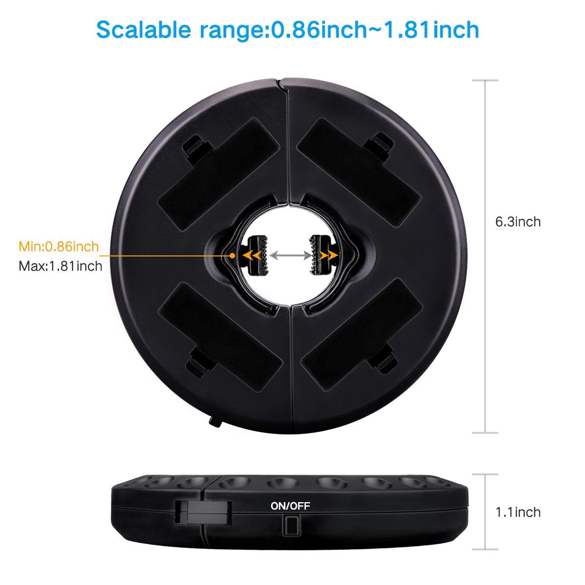 OYOCO Patio Umbrella Light 3 Brightness Modes Cordless 28 LED Lights-4 x AA Battery Operated,Umbrella Pole Light for Patio Umbrellas,Camping Tents or Indoor Use - CookCave