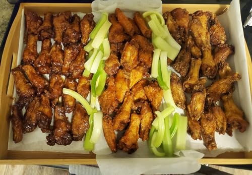 PAFREWOG Bamboo Serving Trays Charcuterie Platter 16.5"x11.8"（42x30cm with Handle, Set Includes 1xHexagon 12.5"(32cm)+1xSquare 7.8"(20cm)+1xSquare 5.9"(15cm) Small Plates for Family Dinner - CookCave