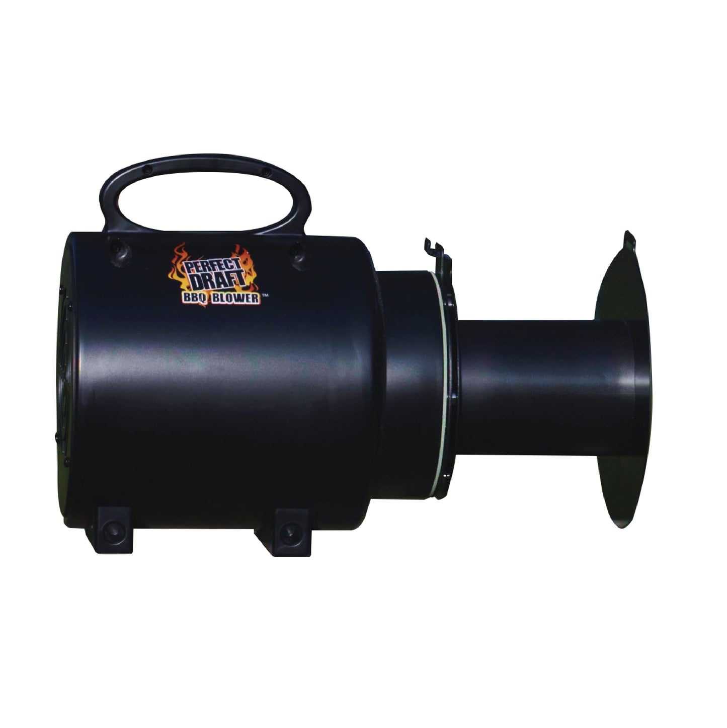 Perfect Draft BBQ Blower 4.0 for Offset Smoker Grill - Designed in Texas, Patented in the USA - Battery Powered BBQ Fan for Outdoor Barbecue - CookCave