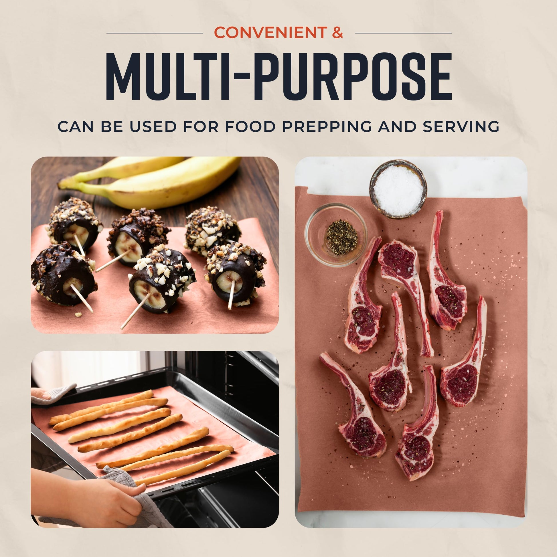 Pink Butcher Paper Roll 18"x175' (2100 Inch) - Food-Grade Peach Butcher Paper for Smoker, BBQ, Grilling, Smoking Meat - USA Made - Unbleached, Uncoated and Unwaxed - CookCave