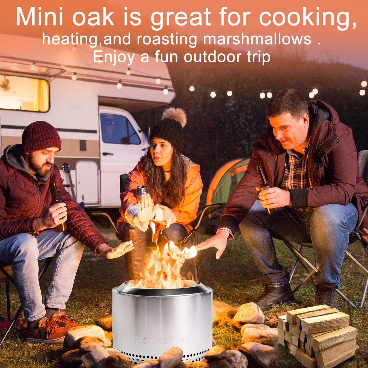 Pizza Oven Wood - Kiln-Dried Oak Wood for Pizza Ovens, 6-Inch Barkless Logs, Ideal for Ooni, Gozney, Solo Stove, and Other Wood-Fired Pizza Ovens, Grills, and Smokers - Approx. 12 lbs - CookCave