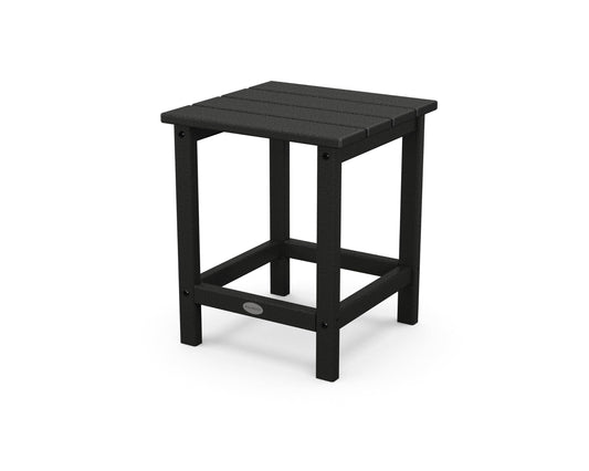 POLYWOOD Long Island 18" Side Table, Black - CookCave