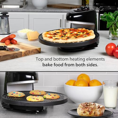 Presto 03430 Pizzazz Plus Rotating Oven, Black - CookCave