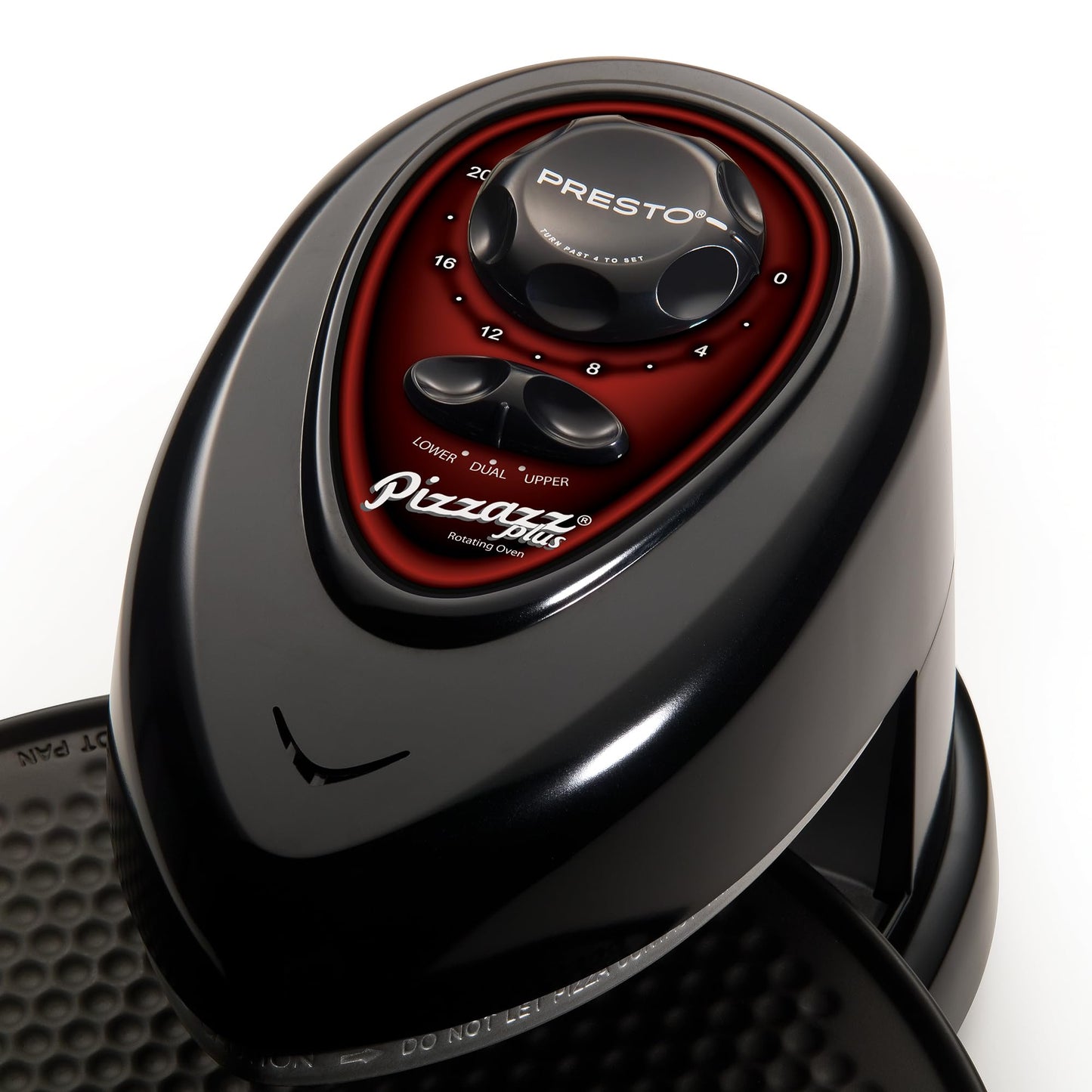 Presto 03430 Pizzazz Plus Rotating Oven, Black - CookCave