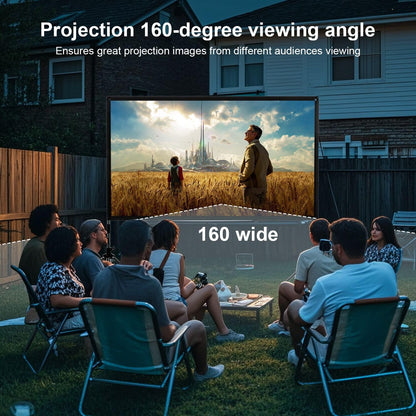 Projector Screen with Stand,DUYIKJ 120 inch Portable Outdoor Indoor Projector Screen Rear Front Projection Screen Lightweight Movie Screen16:9 4K HD with Four-Legged Frame Carry Bag for Home Theater - CookCave