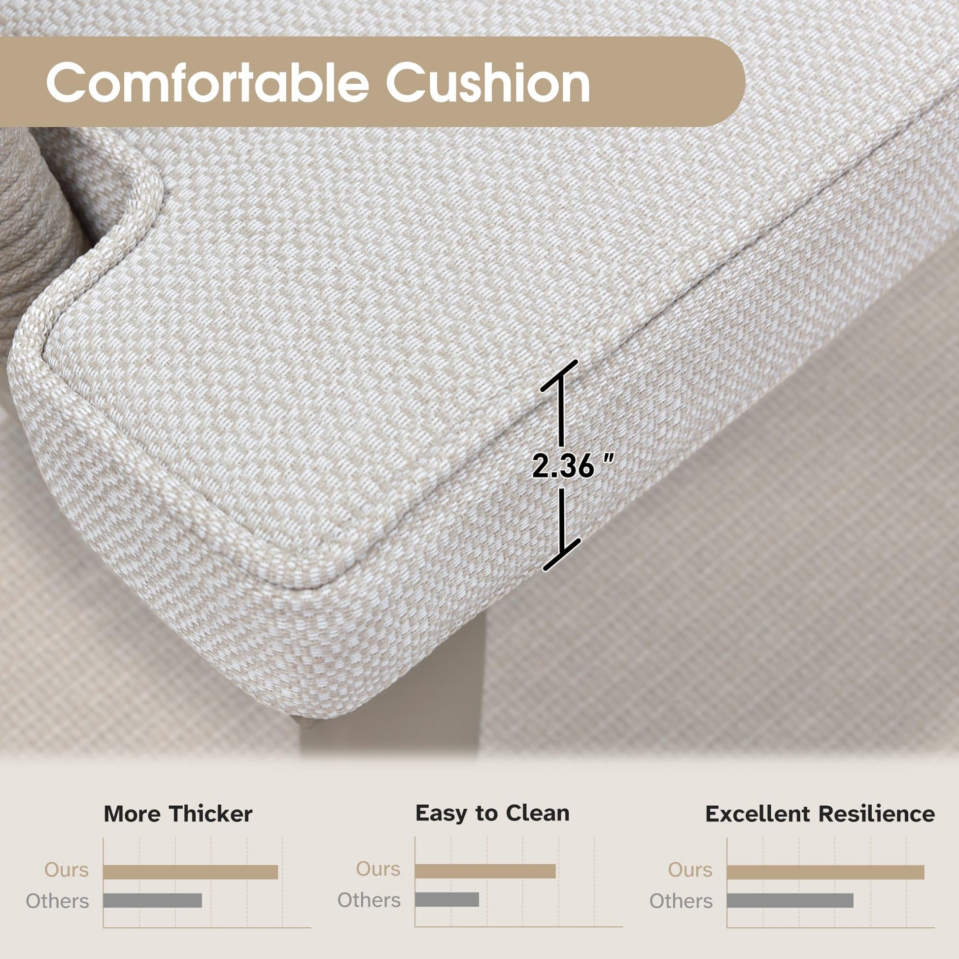 PURPLE LEAF 11 Pieces Patio Dining Set Wicker Outdoor Furniture Rectangular Table and Chairs Set for Garden Deck Aluminum Frame Backyard Kitchen Set, Cushions and Pillows Included Champagne - CookCave