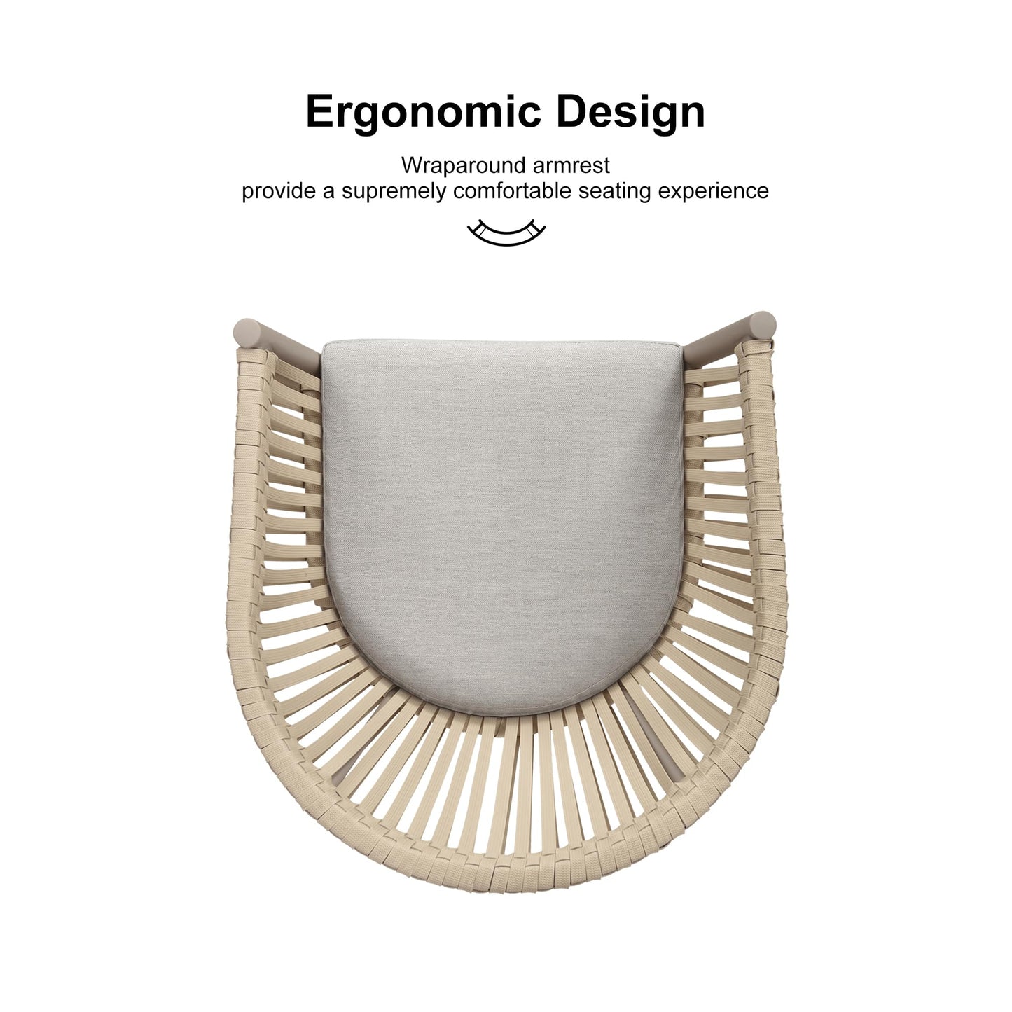 PURPLE LEAF 7 Pieces Outdoor Dining Set with Patio Aluminium Dining Table and Wicker Rattan Chairs Modern Furniture Cushions Sets for Backyard Indoor Decor Kitchen Champagne - CookCave