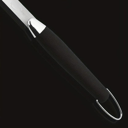 Qinshaine Barbecue Tool Fork, Stainless Steel Fork With Soft Plastic Handle for Cooking, Barbecue Meat Fork and Camp Cooking Tool. - CookCave