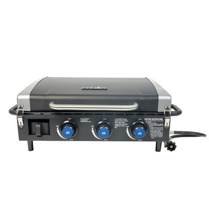 Razor Griddle Gas Grill & Griddle for Backyard Cooking and Camping, Portable Tabletop Stove - CookCave