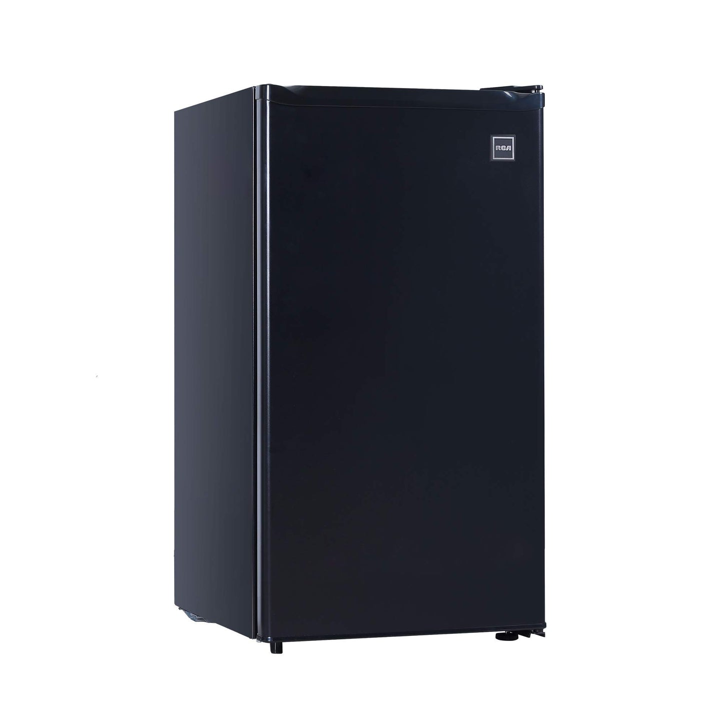 RCA RFR321-B-Black-COM RFR321 Single Mini Refrigerator-Freezer Compartment-Adjustable Thermostat Control-Reversible Doors-Ideal for Dorm, Office, RV, Garage, Apartment-Black Cubic Feet, 3.2 CU.FT - CookCave