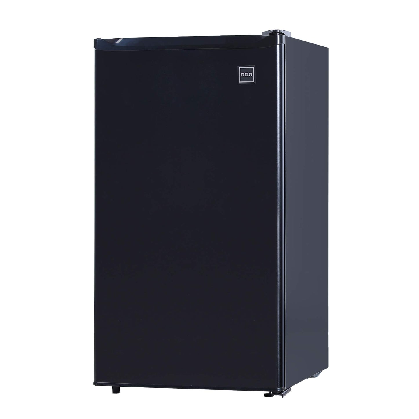 RCA RFR321-B-Black-COM RFR321 Single Mini Refrigerator-Freezer Compartment-Adjustable Thermostat Control-Reversible Doors-Ideal for Dorm, Office, RV, Garage, Apartment-Black Cubic Feet, 3.2 CU.FT - CookCave