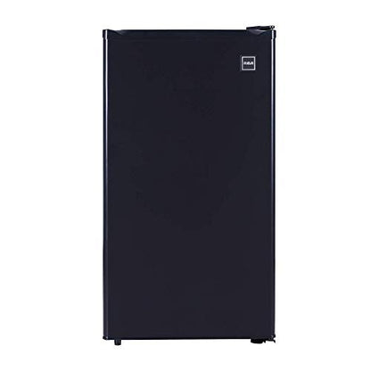 RCA RFR321-B-Black-COM RFR321 Single Mini Refrigerator-Freezer Compartment-Adjustable Thermostat Control-Reversible Doors-Ideal for Dorm, Office, RV, Garage, Apartment-Black Cubic Feet, 3.2 CU.FT - CookCave