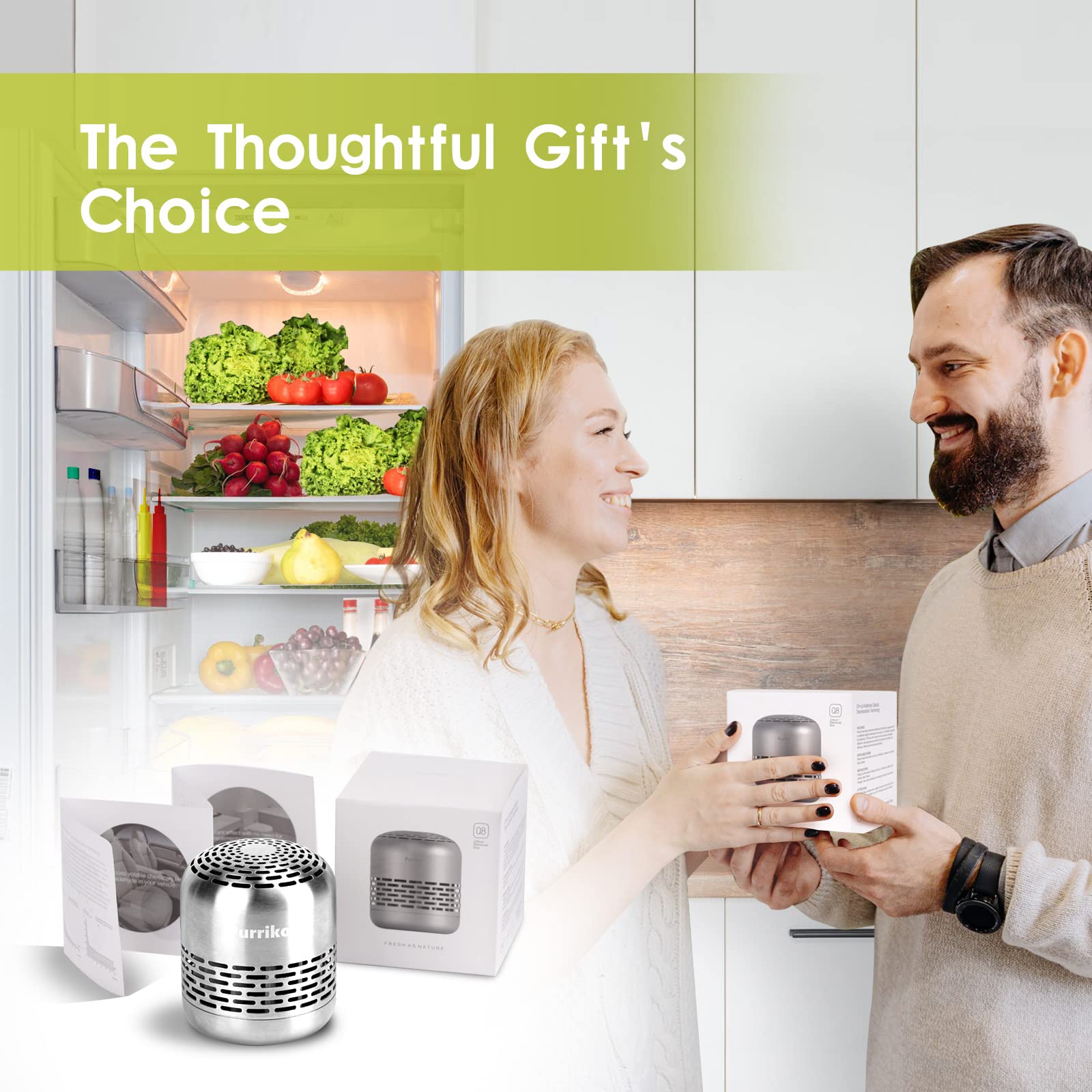 Refrigerator Deodorizer,Lasts for 10 Years,Refrigerator Odor Eliminator,Fridge Deodorizer,More Effective Than Baking Soda Bamboo Air Purifying Bags - CookCave