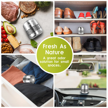 Refrigerator Deodorizer,Lasts for 10 Years,Refrigerator Odor Eliminator,Fridge Deodorizer,More Effective Than Baking Soda Bamboo Air Purifying Bags - CookCave