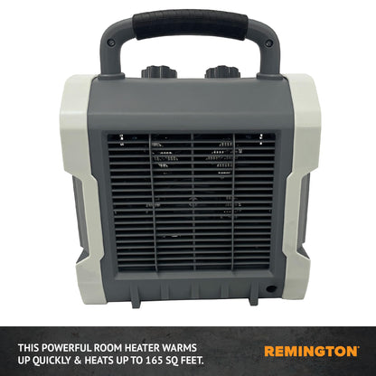 Remington 1500W Heavy-Duty Electric Heater Portable Electric Heater for Garage, Workshop, or Jobsite (REM-222A-120) - CookCave