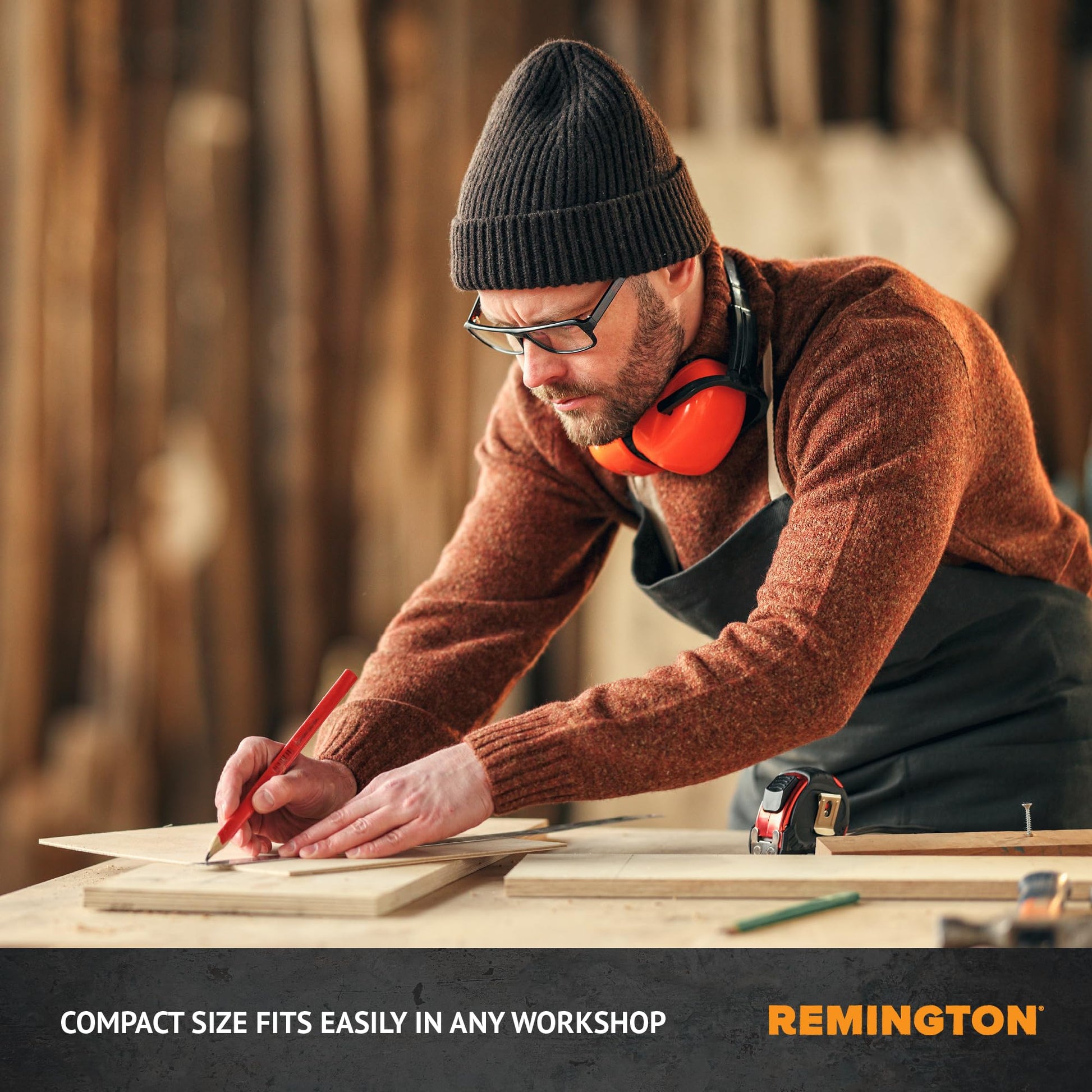 Remington 1500W Heavy-Duty Electric Heater Portable Electric Heater for Garage, Workshop, or Jobsite (REM-222A-120) - CookCave