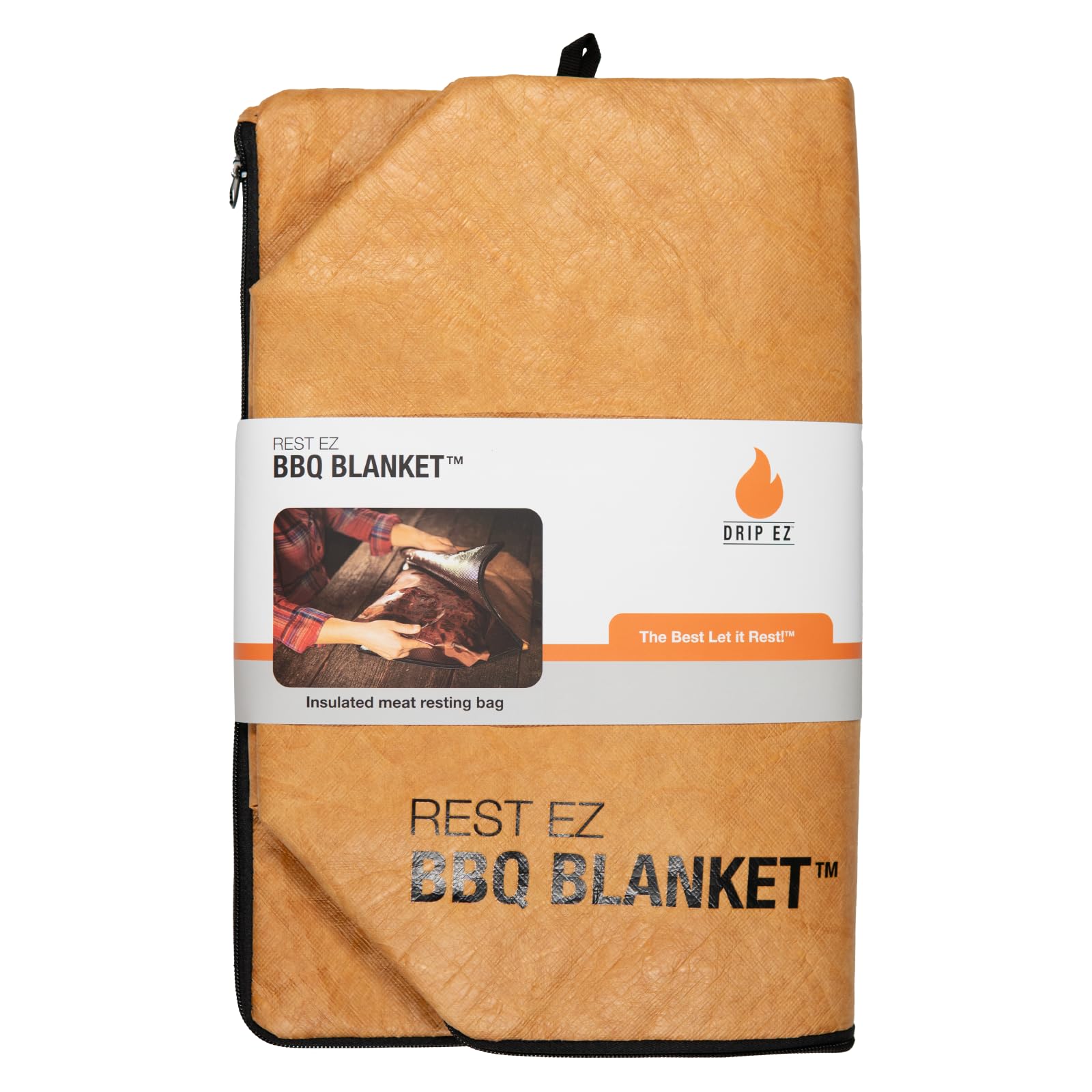 Rest EZ BBQ Blanket® - Insulated Meat Resting Bag for Moisture Retention and Tender BBQ - Heavy-Duty with Wide Mouth Design for Briskets, Pork Shoulders, Steaks - CookCave