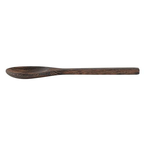 Restaurantware - Coco Casa 6.3 Inch Serving Spoon, 1 Greaseproof Wooden Spoon - Durable, Sustainable, Ebony Wood Serving Flatware, For Serving With Hot And Cold Foods - CookCave