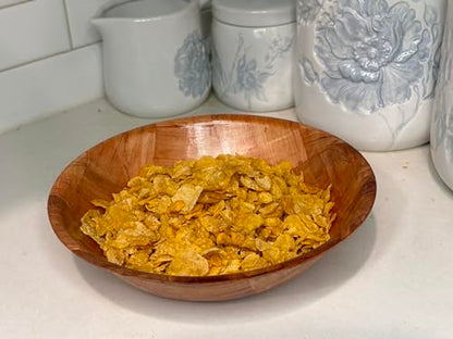 Rich&Richer 6 Pcs Wooden Salad Bowl Set - 8 Inch Salad Bowls for Lunch Woven Wooden Bowls for Food Snack Bowls for Kitchen Set - Fruit Bowl Decorative Bowl Fruit Bowl Wood Salad Bowl Set Serving Bowls - CookCave