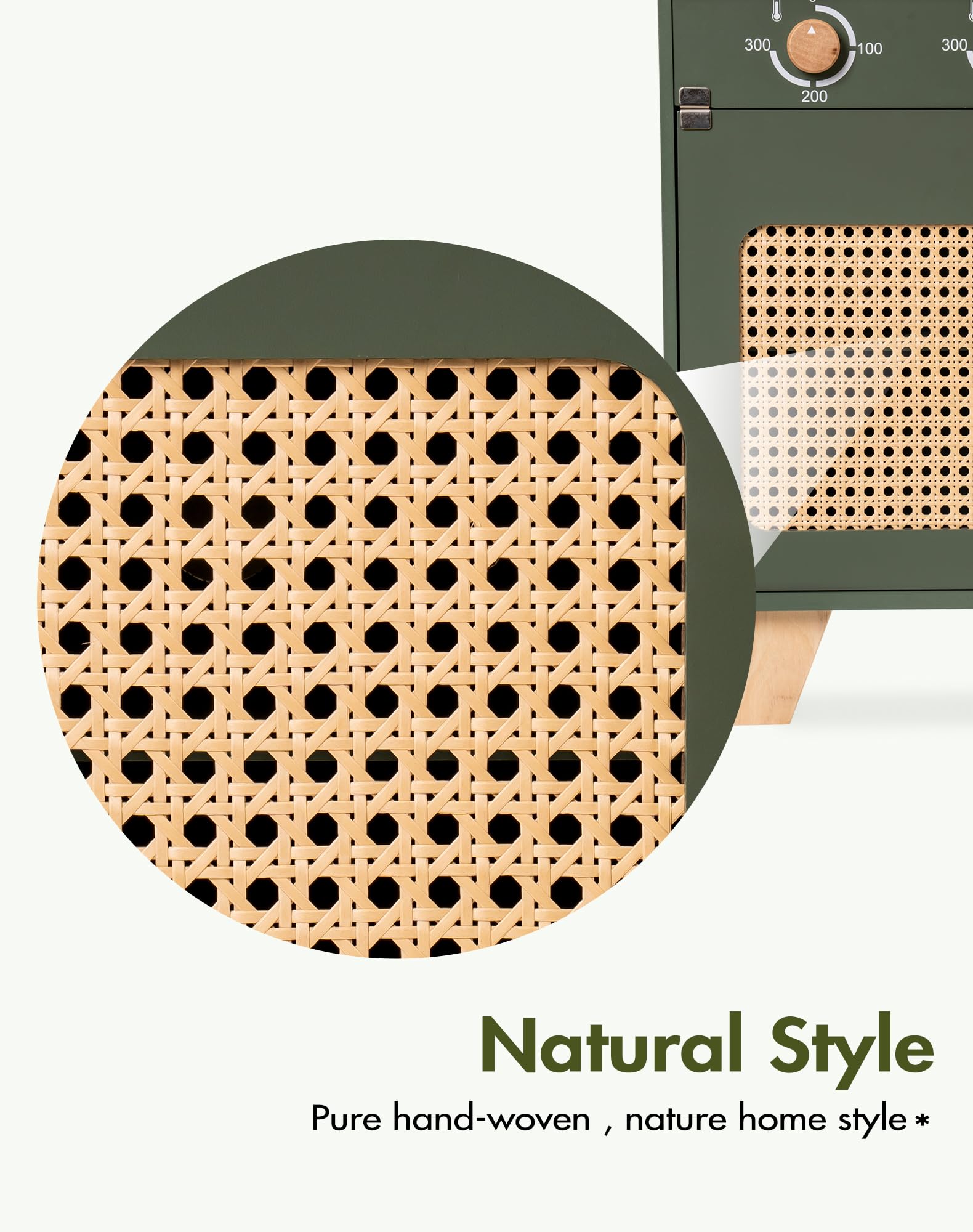 ROBUD Play Kitchen, Kids Kitchen Playset with Pretend Ice Cube Dispenser for Kids Aged 3+, Wooden Toy Kitchen of Birthday Gift to Kids, Vintage Green - CookCave