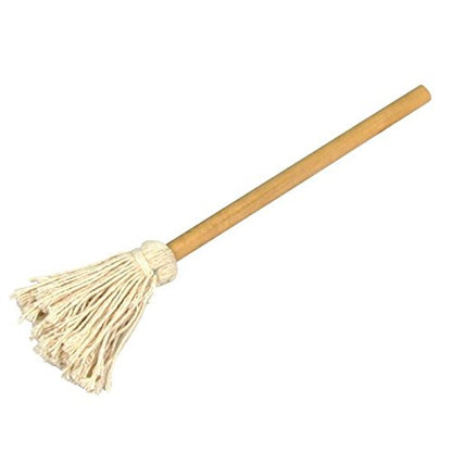 Rocky Mountain Goods Basting Barbecue Mop - Large - Long Handle to Keep Your Hand Away from The Heat - Large mop for Quicker basting - Solid Wood - CookCave