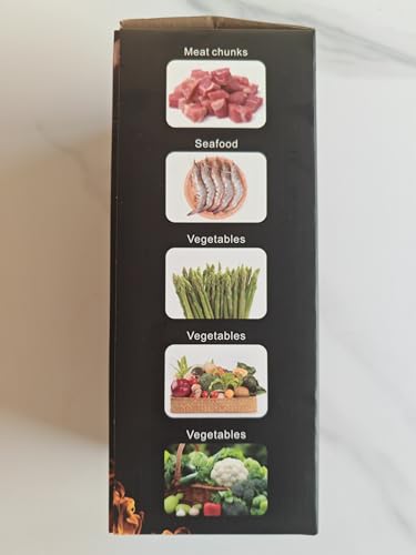 Rolling Grill Baskets(2PCS, Hexagon), Removable Wooden Handle, 304 Stainless Steel, Nesting Grilling Net, BBQ Accessories Tools for Vegetables Shrimp, Outdoor Cooking Camping, Birthday Gifts for Men Dad Husband - CookCave