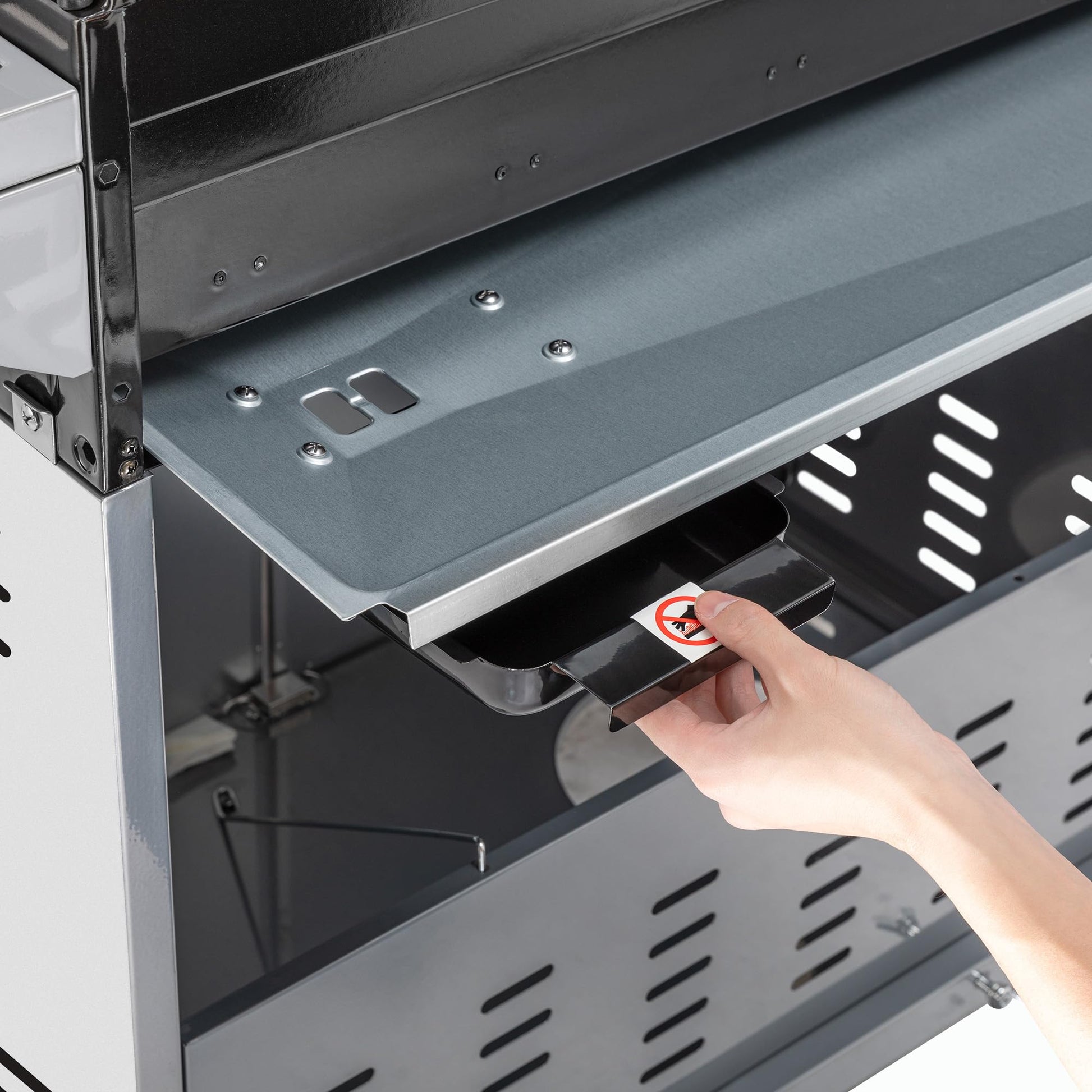 Royal Gourmet 5-Burner Propane Gas Grill with Side Burner, Stainless Steel Barbeque Grills, Silver, GA5404S - CookCave