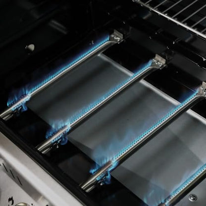 Royal Gourmet 5-Burner Propane Gas Grill with Side Burner, Stainless Steel Barbeque Grills, Silver, GA5404S - CookCave