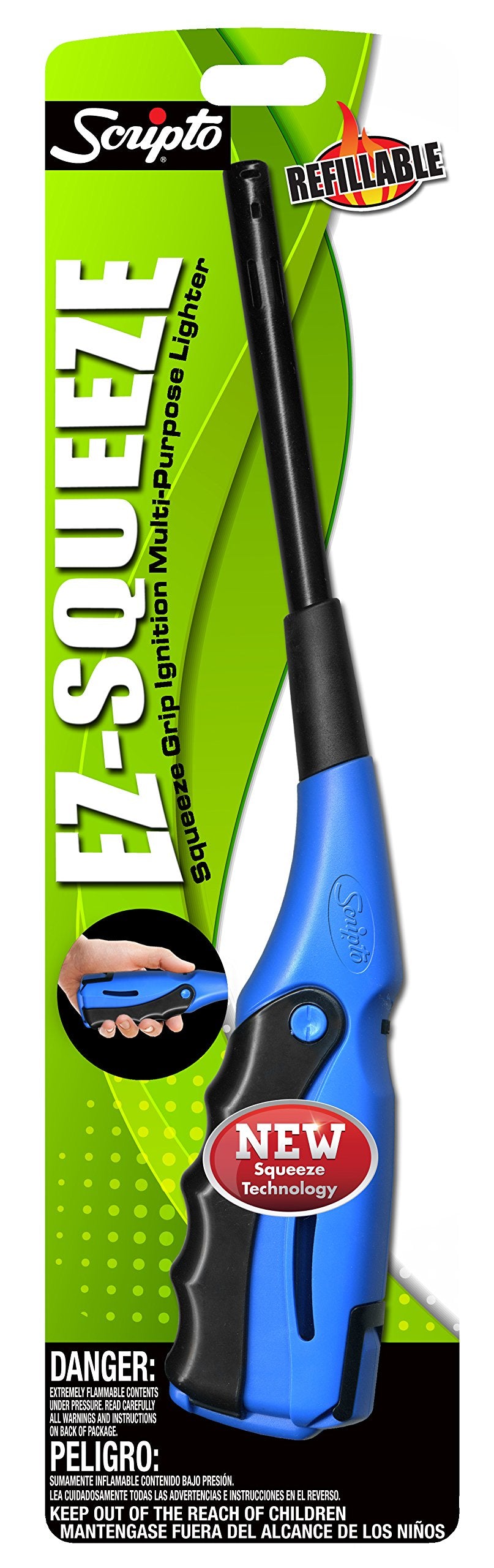 Scripto EZ-Squeeze Utility Lighter, One Size - CookCave