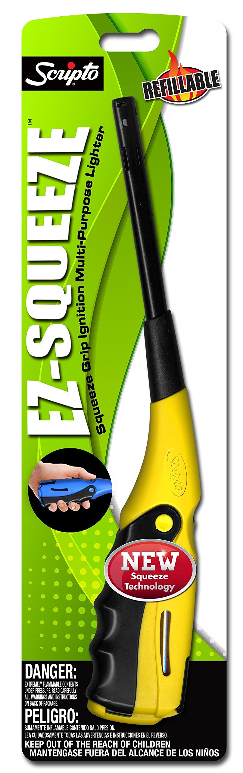 Scripto EZ-Squeeze Utility Lighter, One Size - CookCave