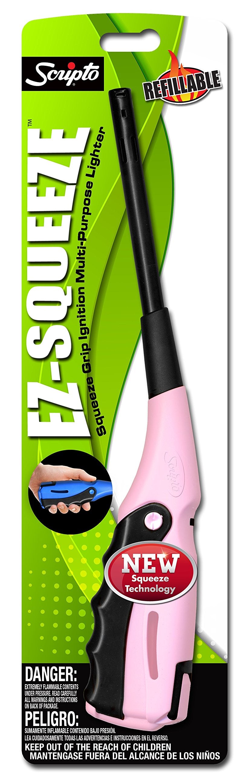 Scripto EZ-Squeeze Utility Lighter, One Size - CookCave