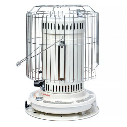 Sengoku Indoor & Outdoor Kerosene Heater, 23,500 BTU, Portable Use, White - CookCave