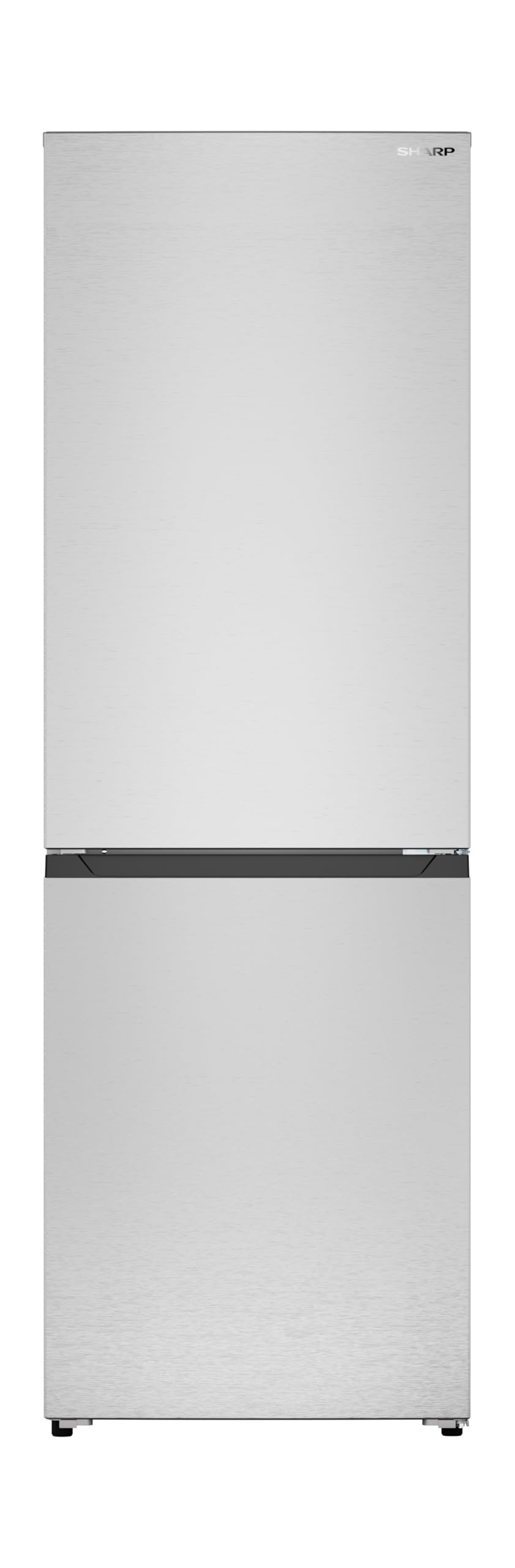 SHARP SJB1255GS Refrigerator with Bottom-Freezer, Counter-Depth, 24 Inch, 11.5 Cubic Foot, Stainless Steel - CookCave