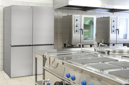 SHARP SJB1255GS Refrigerator with Bottom-Freezer, Counter-Depth, 24 Inch, 11.5 Cubic Foot, Stainless Steel - CookCave