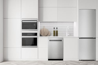 SHARP SJB1255GS Refrigerator with Bottom-Freezer, Counter-Depth, 24 Inch, 11.5 Cubic Foot, Stainless Steel - CookCave