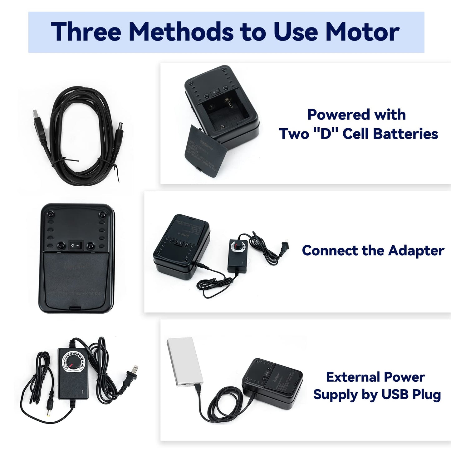 Skyflame Stainless Steel Electric Barbecue Shish Kabob Skewer Set with 9pcs Skewers, Automatic Rotating Skewer Turner with Adjustable Speed Motor and Adjustable Length Rotisserie BBQ Grill Rack - CookCave